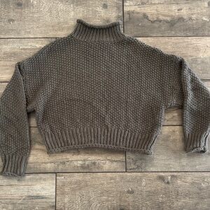 Stooge Studios mockneck chunky Sweater